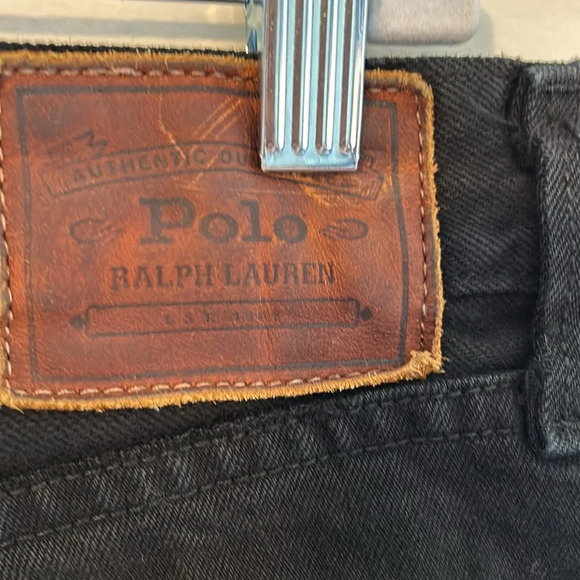 Polo by Ralph Lauren black jeans 38x32 (93) - Picture 2 of 4